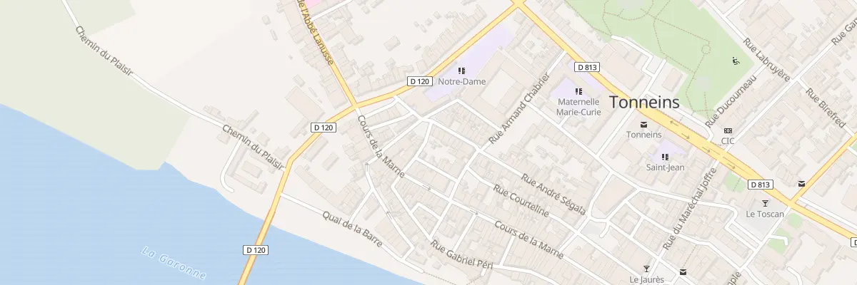 Plan du 47 Rue André Ségala à Tonneins