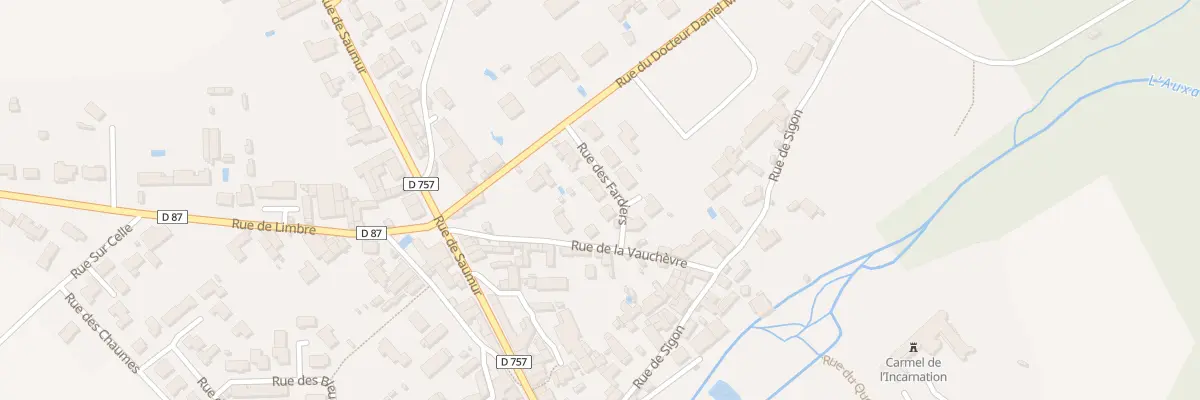 Plan du 8 Rue des Fardiers à Migné-Auxances