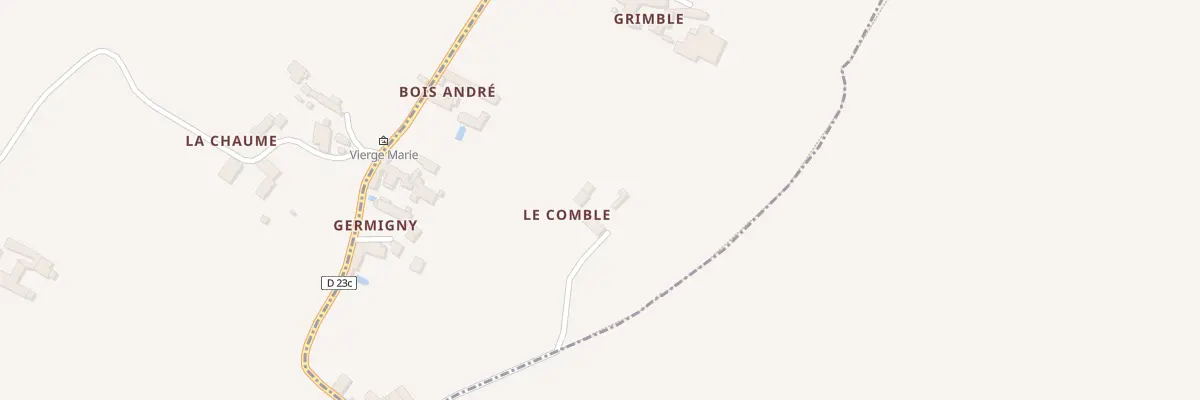 Plan du 95 La Comble à Braye-sous-Faye