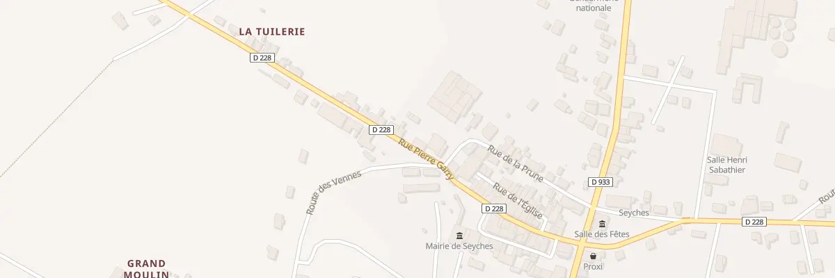Plan du 236 Rue Pierre Garry à Seyches