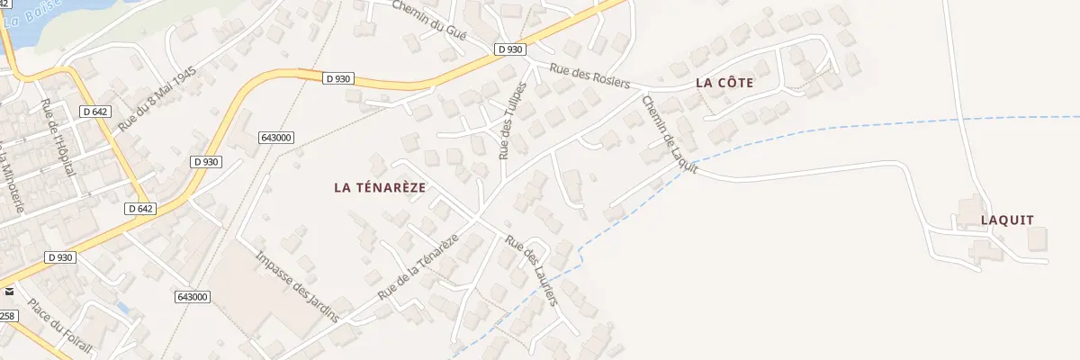 Plan du 22 Rue de la Tenareze à Lavardac