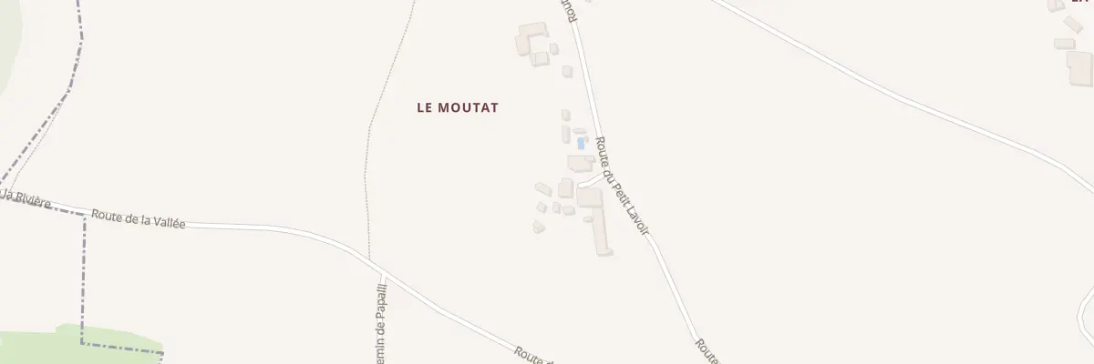 Plan du 171 Le Moutat à Allemans