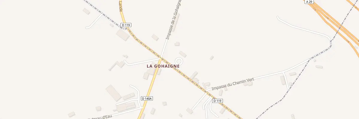 Plan du 1197 Rte de la Lande à Quetteville