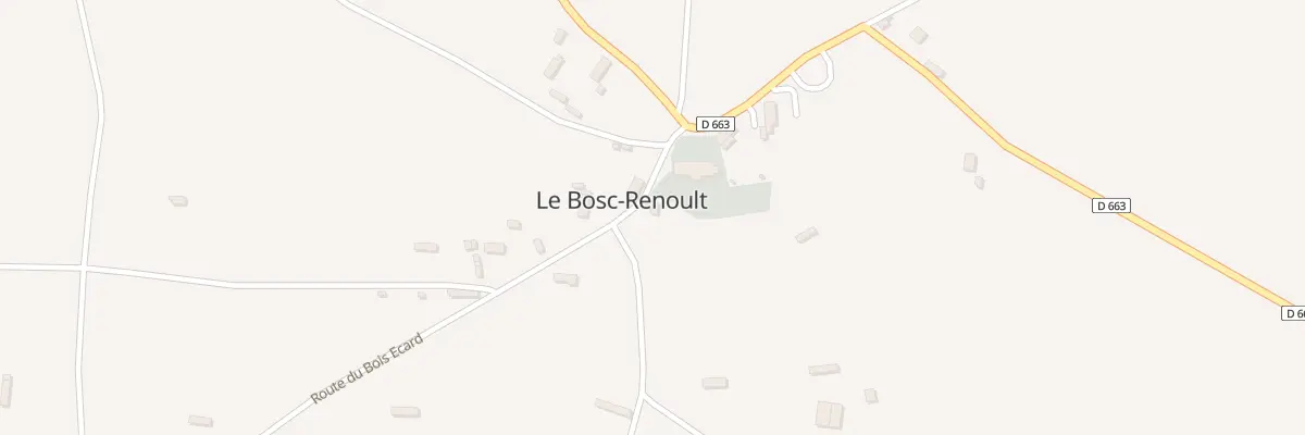 Plan du 35 Le Bourg au Bosc-Renoult