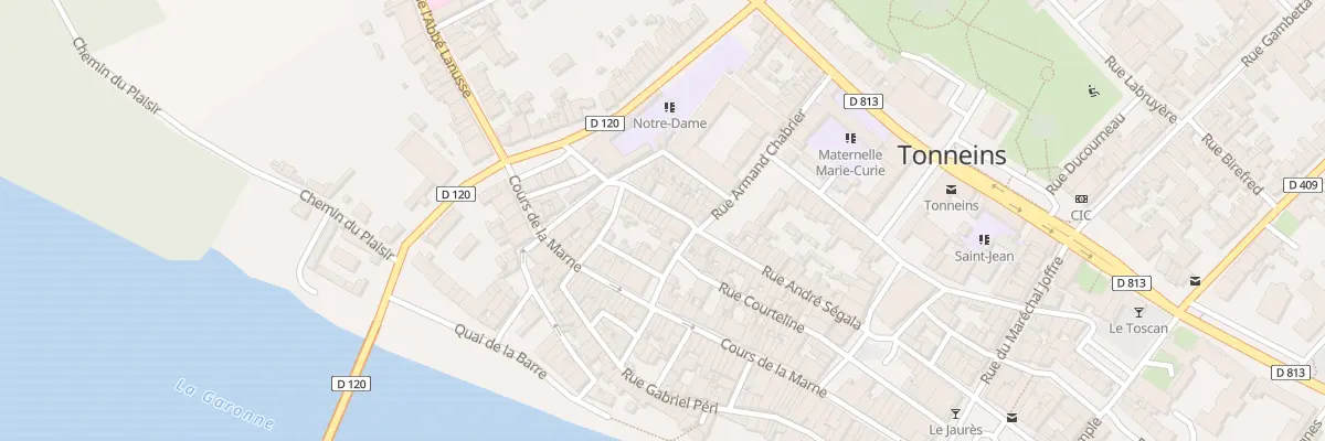 Plan du 37 Rue André Ségala à Tonneins