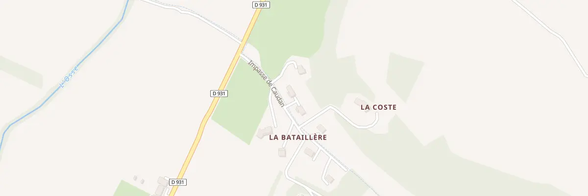 Plan du 127 Imp de Caudan à Mouchan
