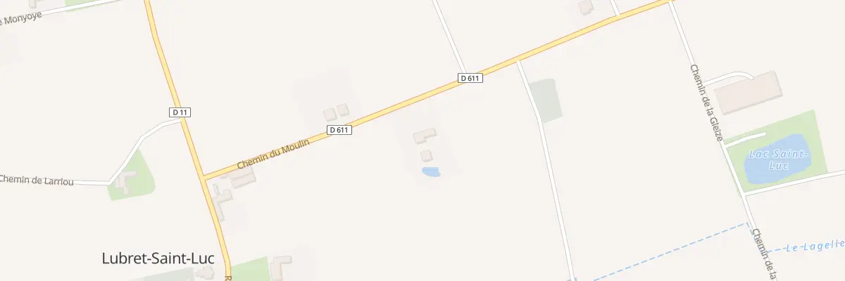Plan du 6 Che du Moulin à Lubret-Saint-Luc