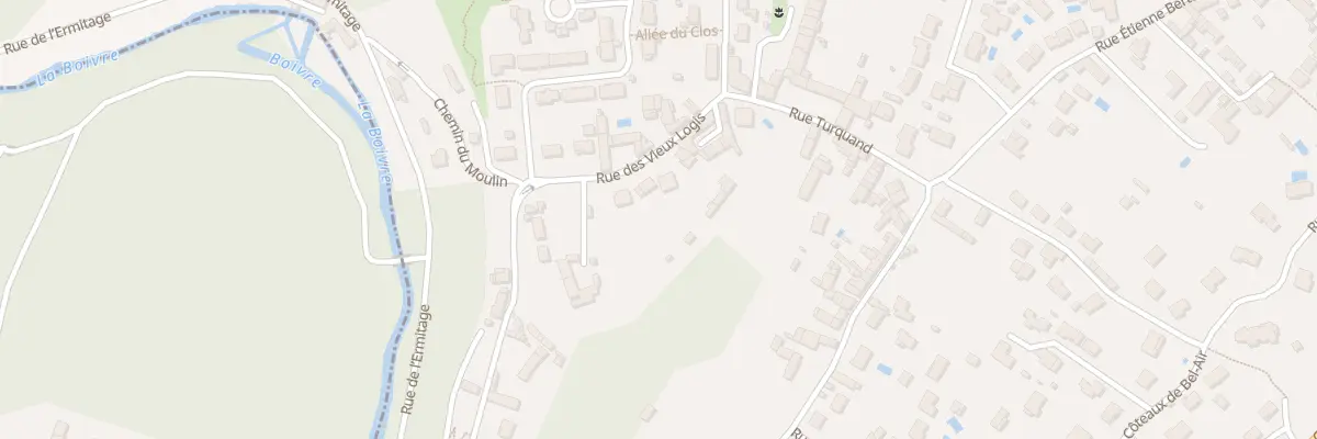 Plan du 9 Rue des Vieux Logis à Biard