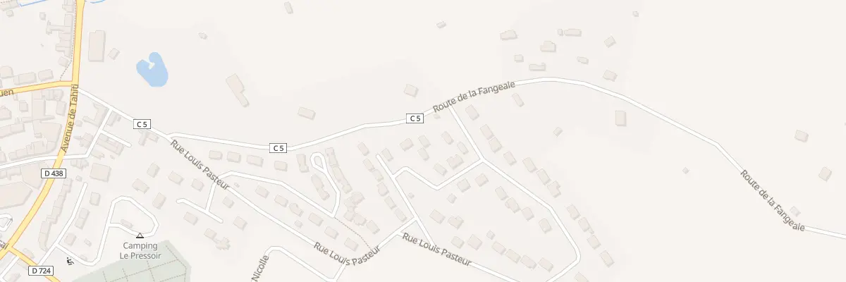 Plan du 43 Rue Pierre et Marie Curie à Gacé