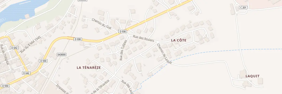 Plan du 47 Rue de la Tenareze à Lavardac