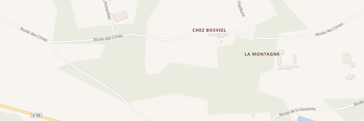 Plan du 4075 Rte des Cimes à Allemans