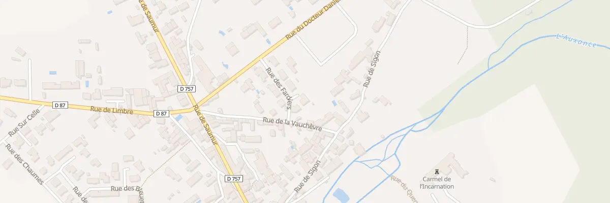 Plan du 7 Rue des Fardiers à Migné-Auxances