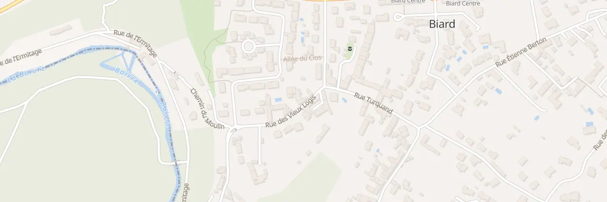 Plan du 2 Rue des Vieux Logis à Biard