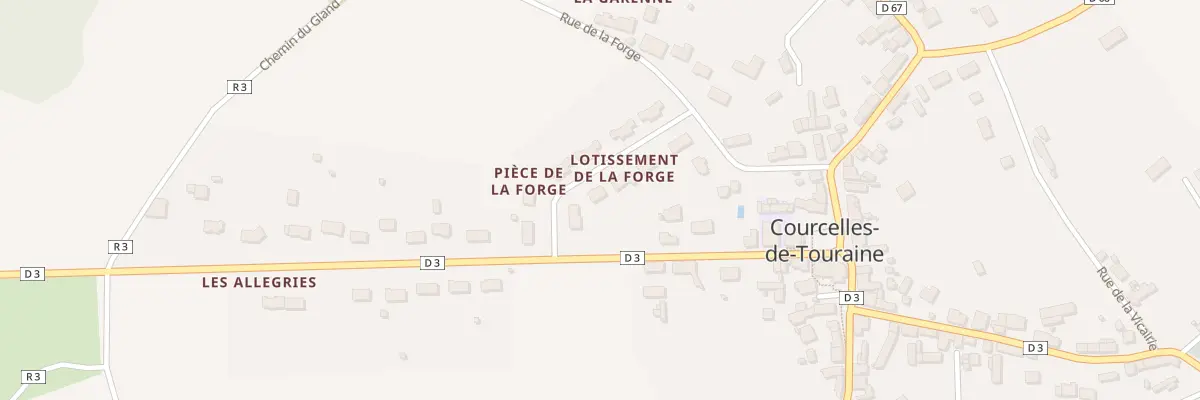 Plan du 4 Lotissement de la Forge à Courcelles-de-Touraine
