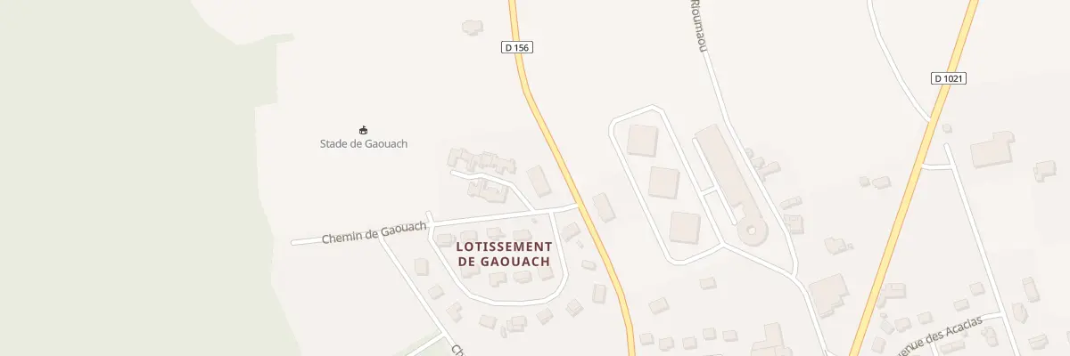 Plan du 2 Che de Gaouach à Miélan