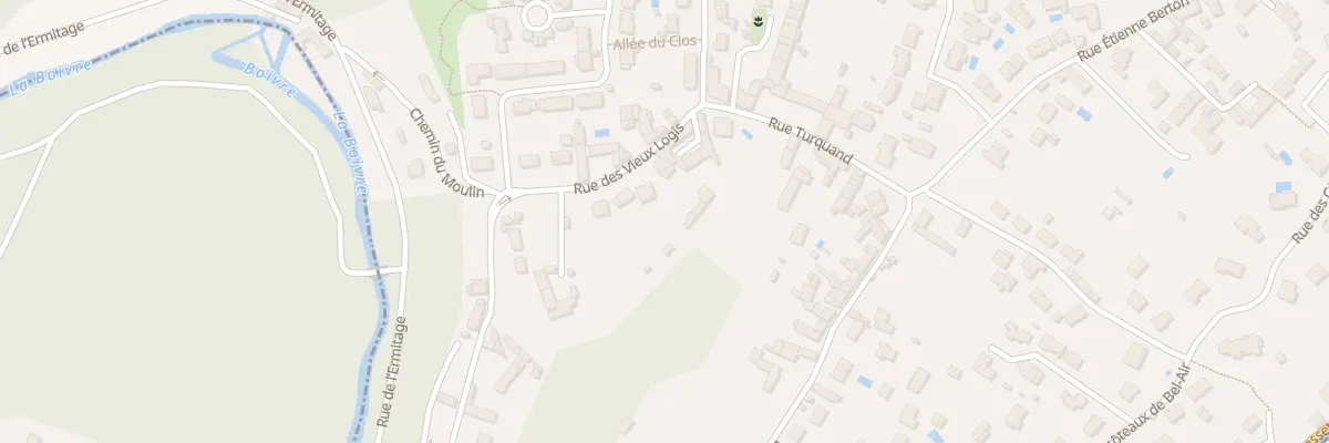 Plan du 7 Rue des Vieux Logis à Biard