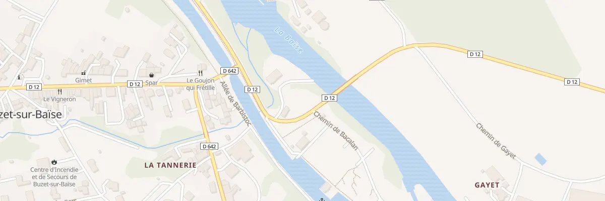 Plan du 111 Rte de Thouars à Buzet-sur-Baïse