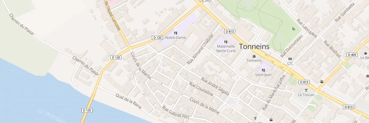 Plan du 46 Rue André Ségala à Tonneins