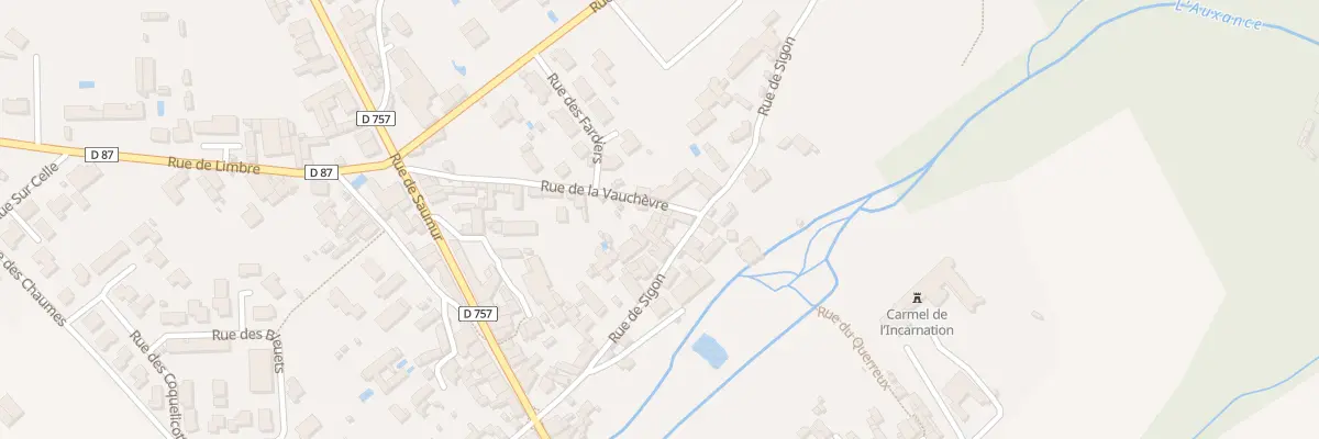 Plan du 18 Rue de la Vauchèvre à Migné-Auxances