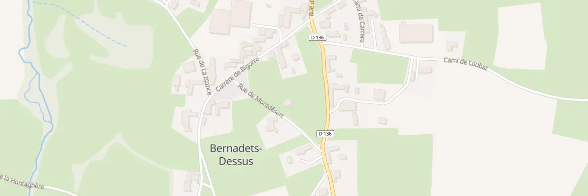Plan du 32 Rue de Montdesert à Bernadets-Dessus