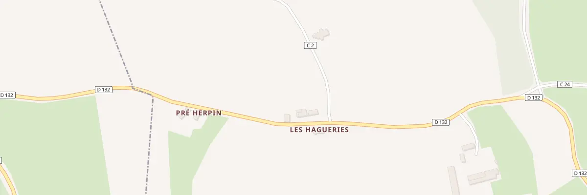 Plan du 2 Les Hagueries à Monhoudou