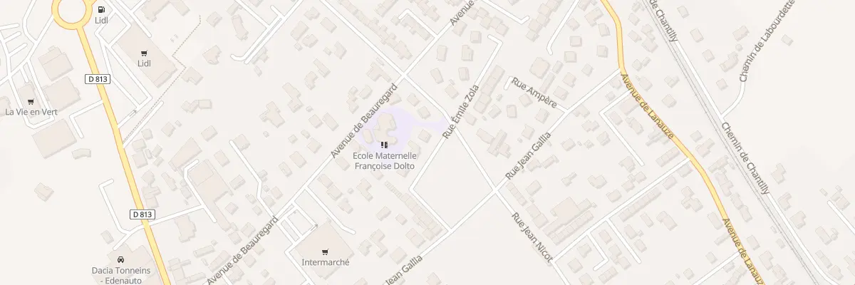 Plan du 5 Rue Emile Zola à Tonneins