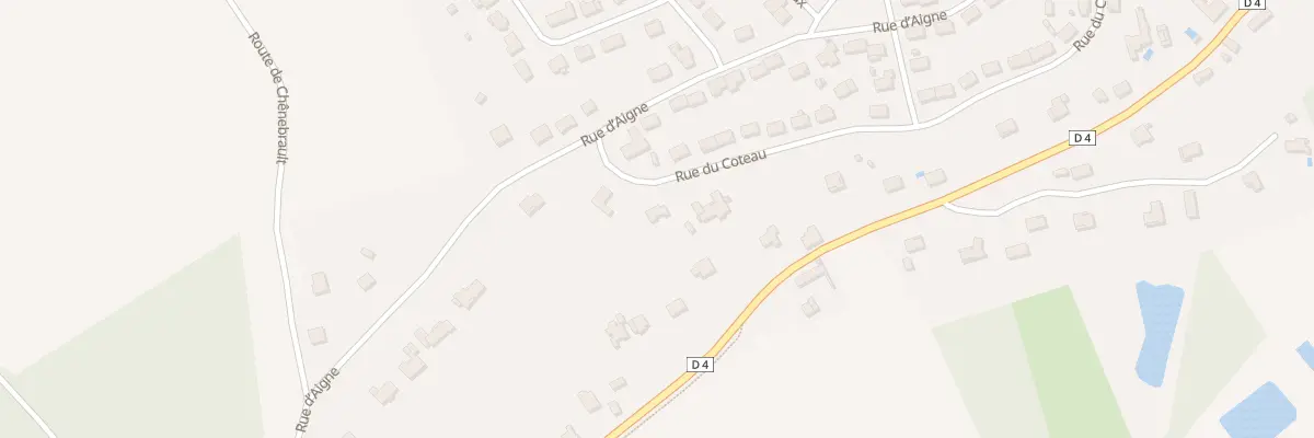 Plan du 3T Rue du Coteau à Iteuil