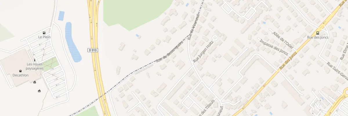 Plan du 3 Rue de Beaurepaire à Poitiers