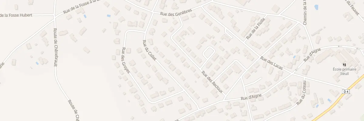 Plan du 15 Rue des Recloux à Iteuil
