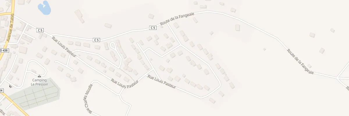 Plan du 30 Rue Pierre et Marie Curie à Gacé