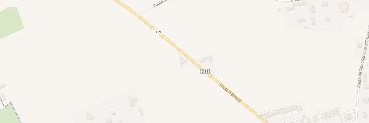 Plan du 2431 Rte d’Etretat à Étainhus