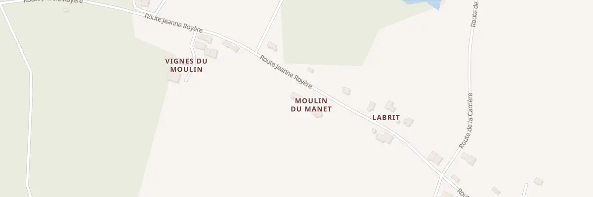 Plan du 9997 Moulin du Manet à Peyrière