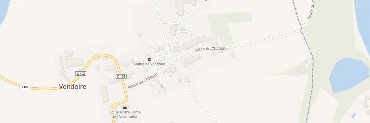 Plan du 14 Le Bourg à Vendoire
