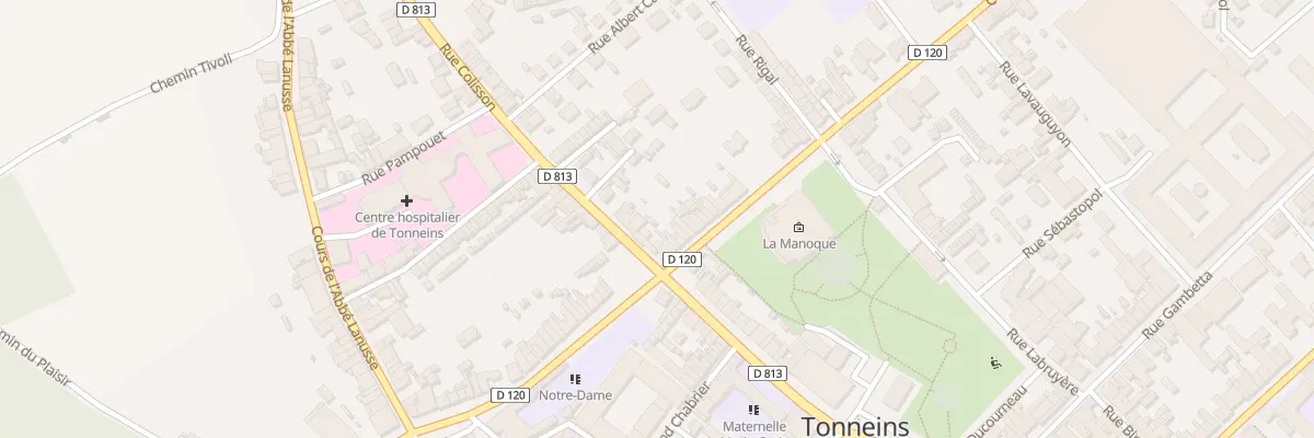 Plan du 7 Crs de Verdun à Tonneins