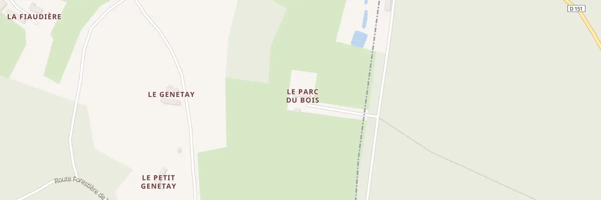 Plan du 1 Le Parc du Bois à Louzes