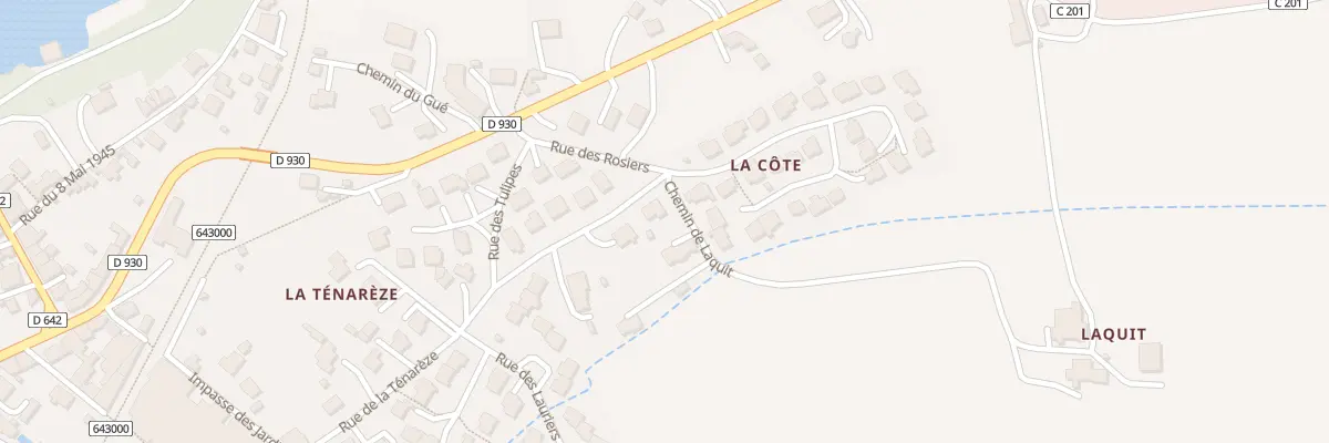 Plan du 28 Rue de la Tenareze à Lavardac