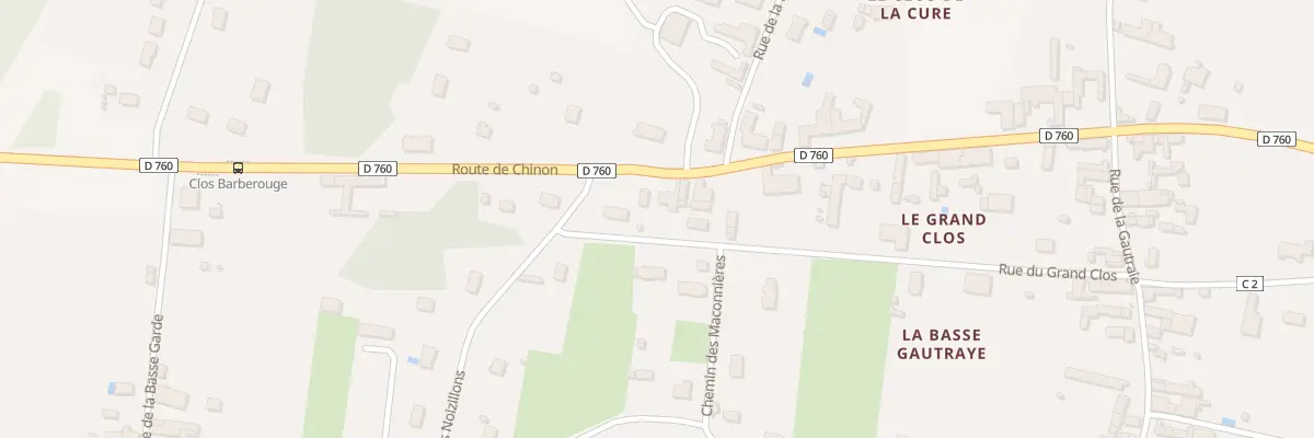 Plan du 27 Rte de Chinon à Anché
