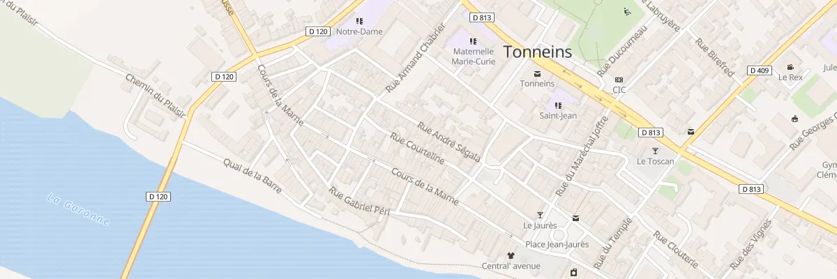 Plan du 19 Rue André Ségala à Tonneins