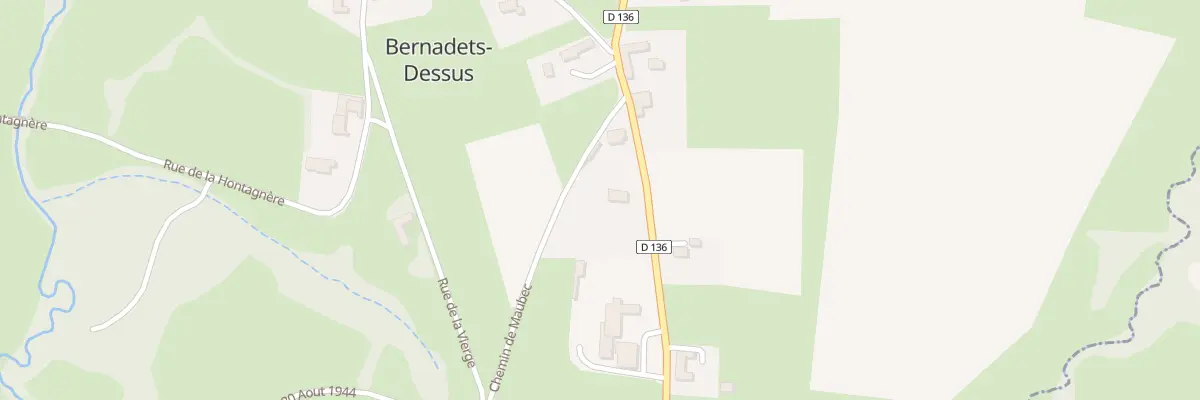 Plan du 38 Rue de la Ténarèse à Bernadets-Dessus
