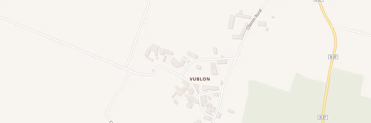 Plan du 6 Vublon à Romagne
