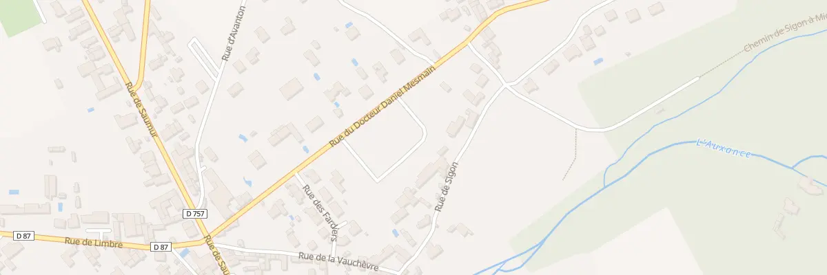 Plan du 11 Rue des Perrayeurs à Migné-Auxances