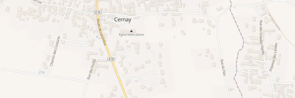 Plan du 4 Imp des Erables à Cernay