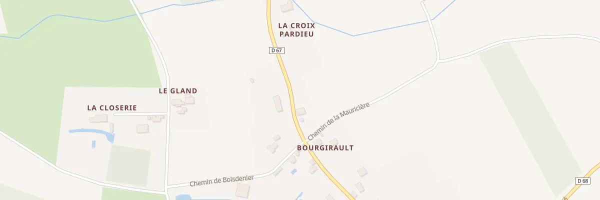 Plan du 13 Chem de la Mauriciere à Courcelles-de-Touraine