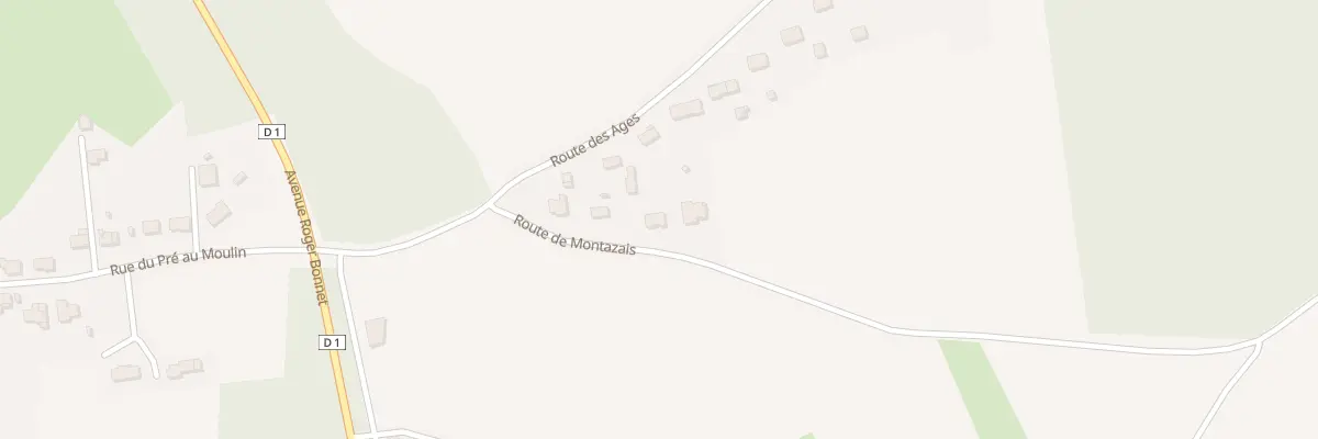 Plan du 3 Rte de Montazais à Civray