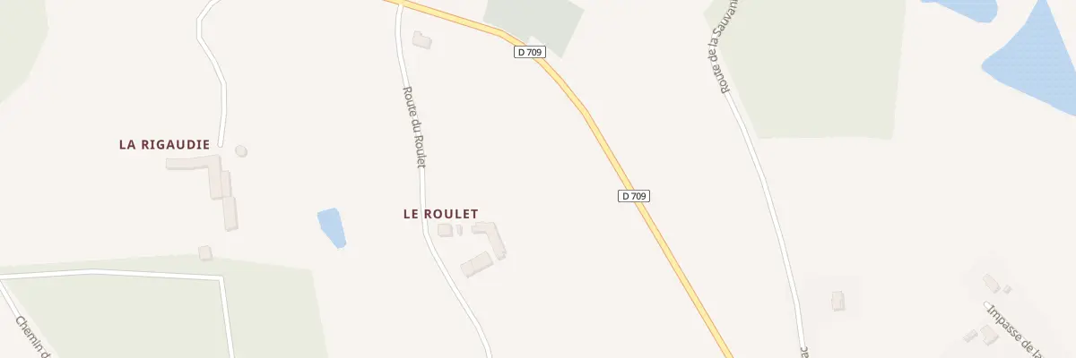Plan du 5 Rte du Roulet à Allemans