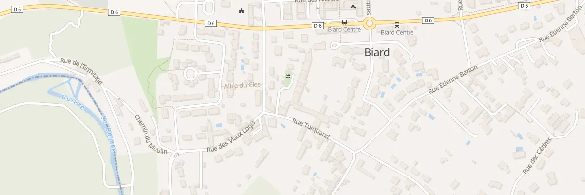 Plan du 2 Pl de la Manufacture à Biard