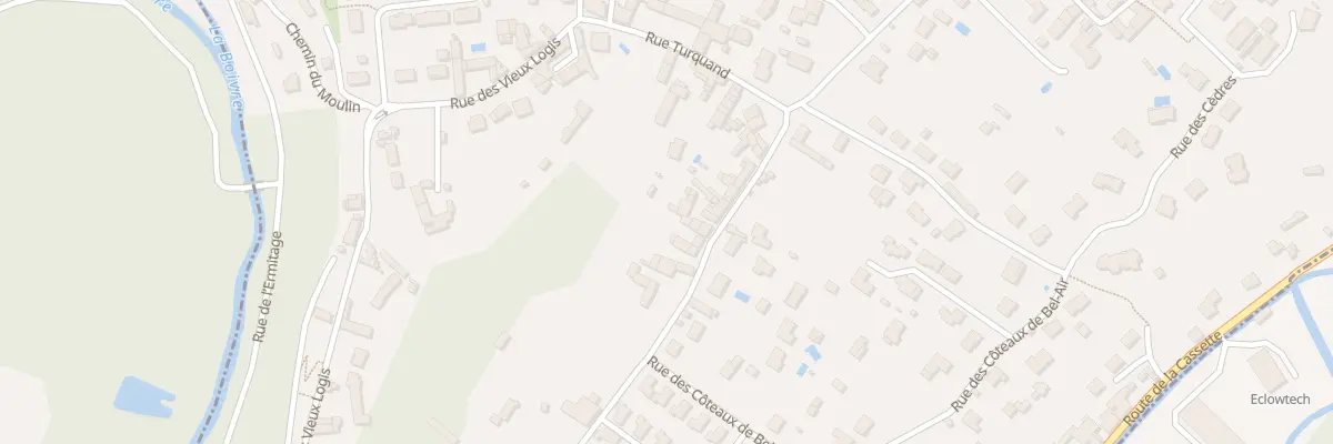 Plan du 24 Rue des Augustins à Biard