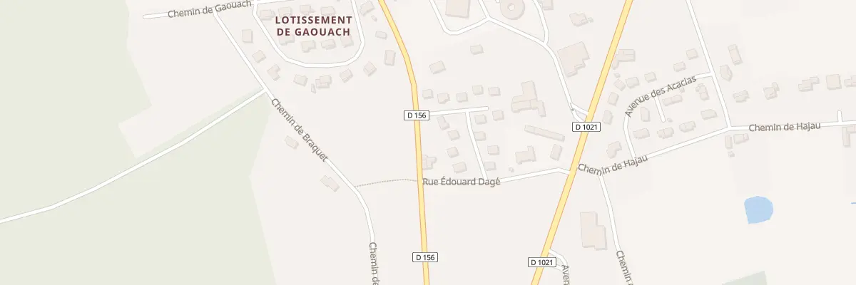 Plan du 8 Rue Edouard Dagé à Miélan