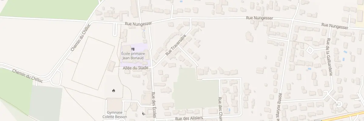 Plan du 2 All du Petit Bois à Biard
