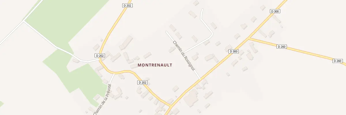 Plan du 3 Che du Rossignol à Saosnes
